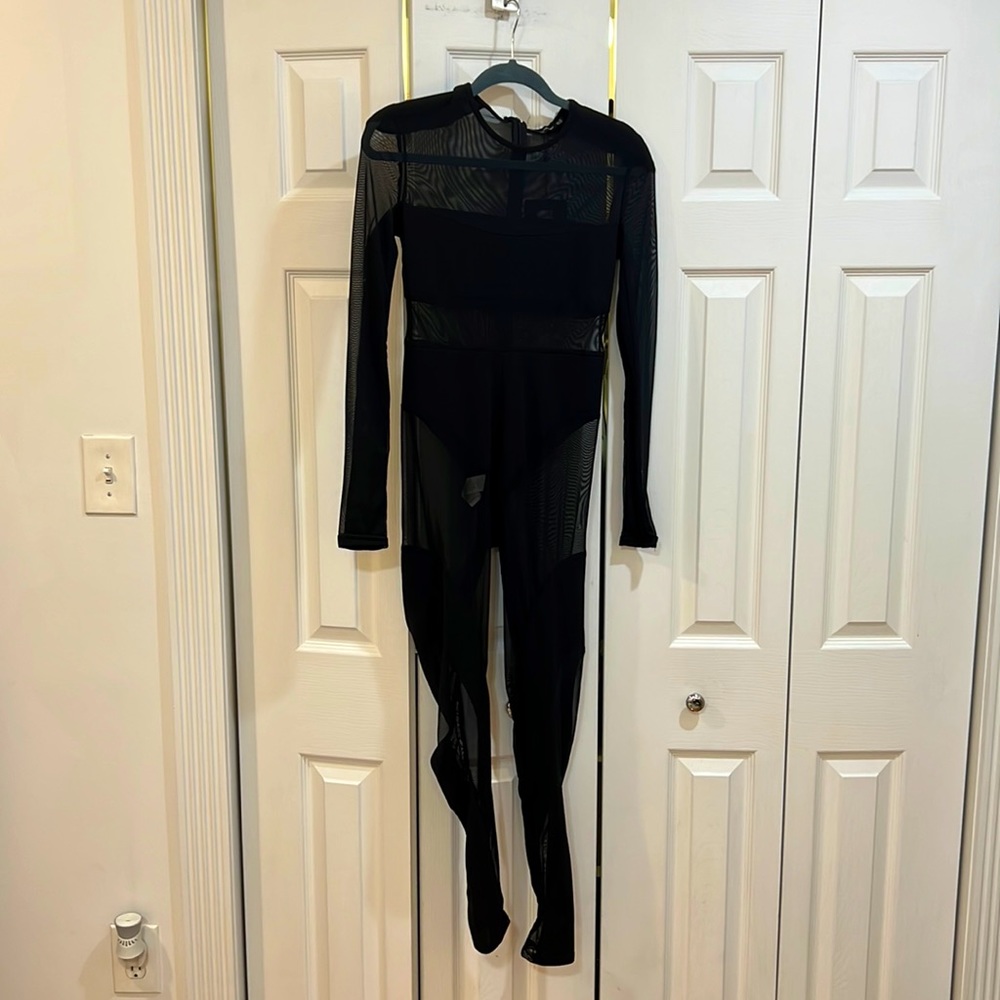 Pretty Little Thing - Black Mesh Bodysuit